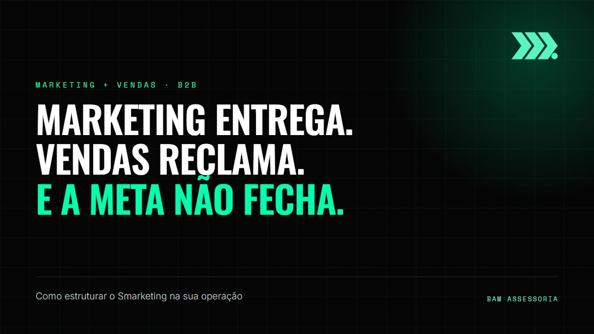 Smarketing: como alinhar marketing e vendas para encurtar o ciclo B2B